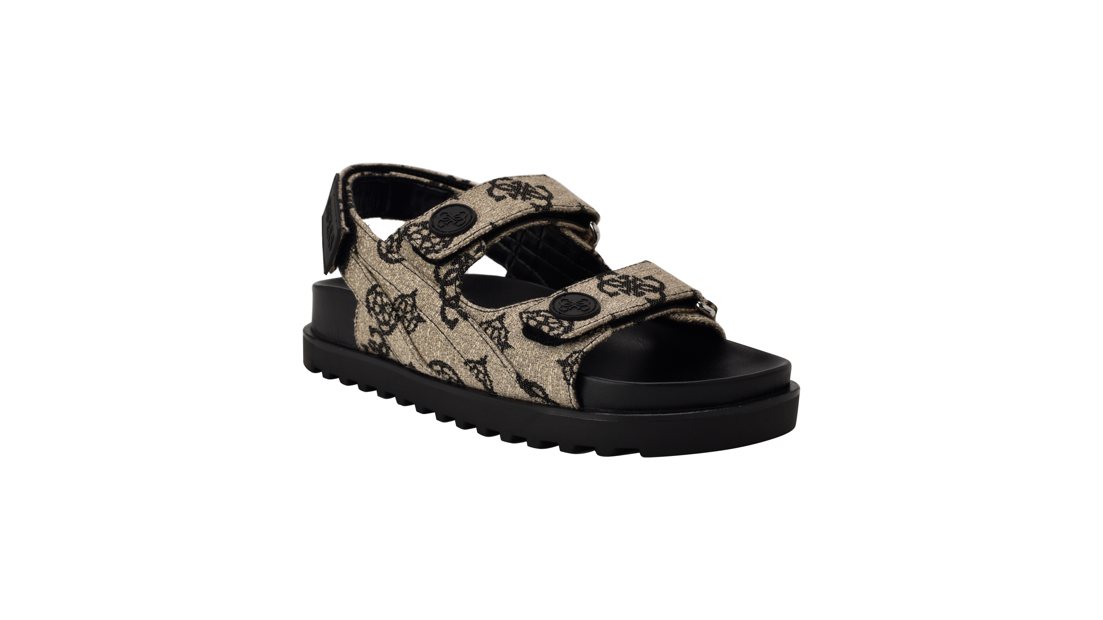 Guess Women's Fadey Double Strap Flatform Slingback Sandals