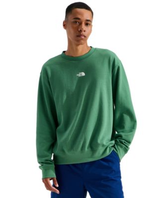 Men's Double-Knit Crew Dropped-Shoulder Regular-Fit Sweatshirt