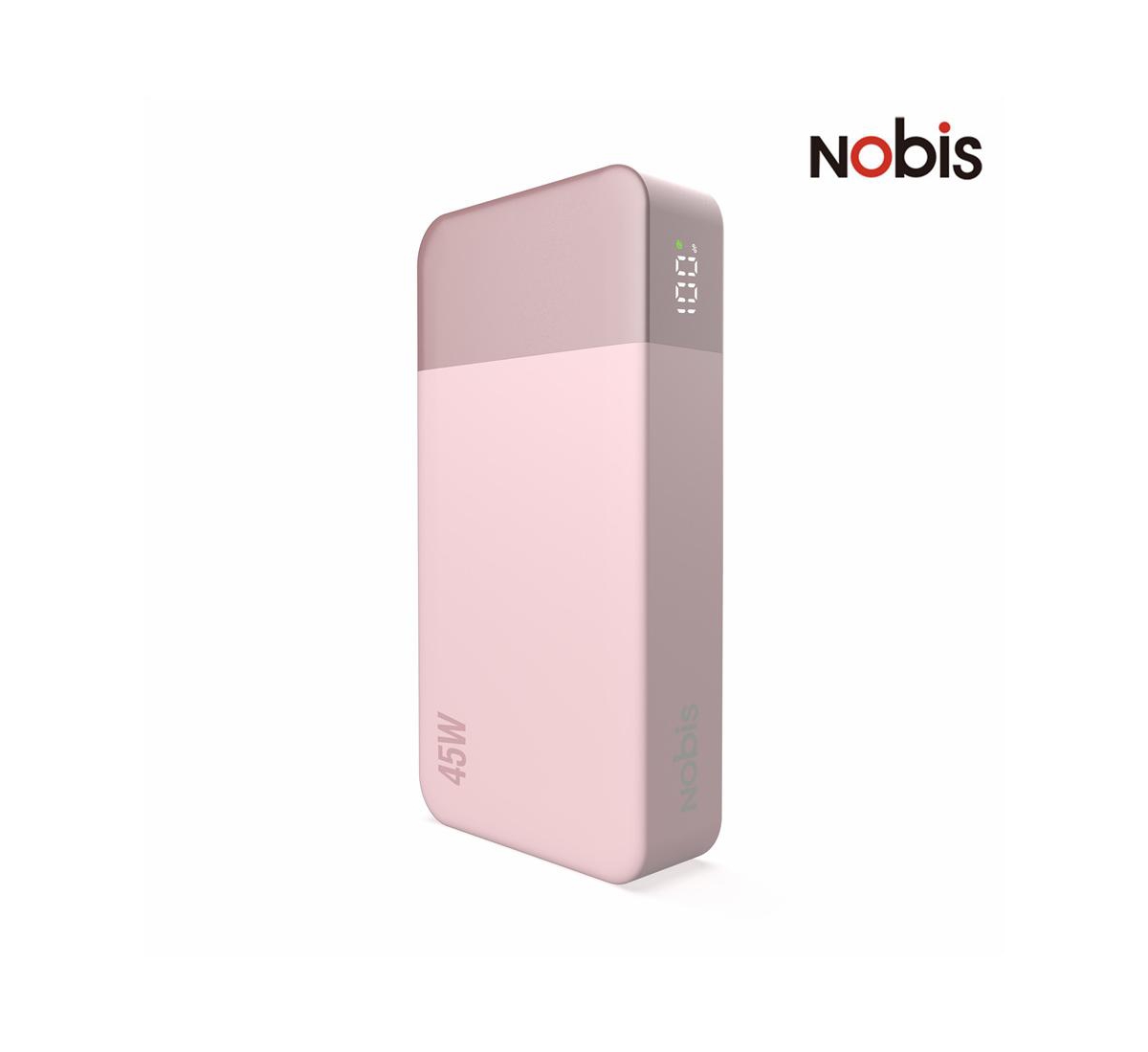 Lisen 20000mAh 45W Pd Fast Charging Usb-c Power Bank Compatible with Phones, Tablets & Laptops - Pink