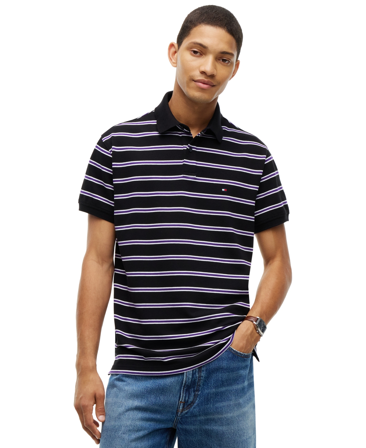 Tommy Hilfiger Men's Cotton Classic Fit 1985 Polo