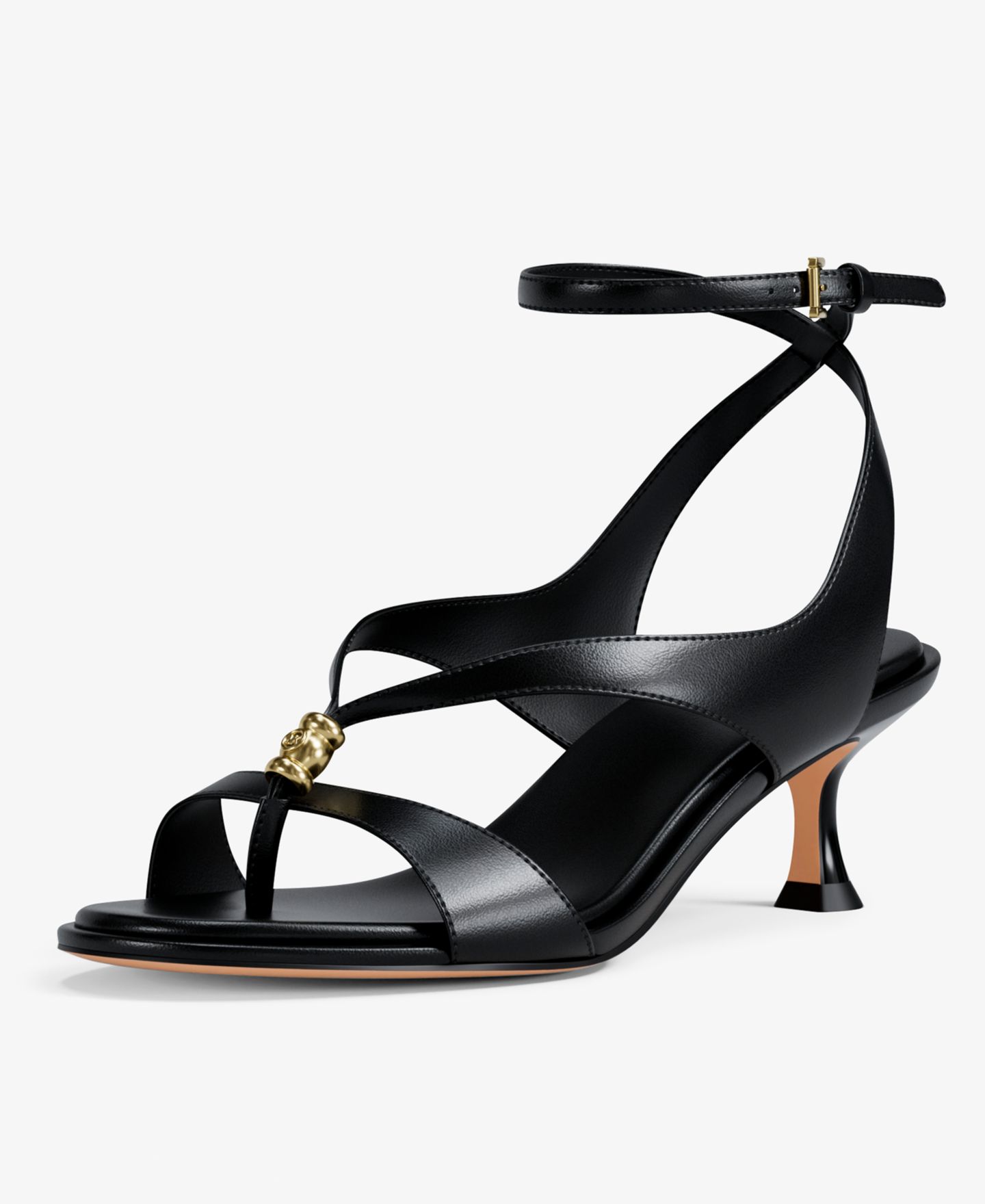 Женские сандалии Michael Kors Cherie Strappy Mid Dress Sandals, цвет: Чёрный — фото 7