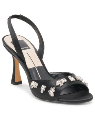 Women's Raily Rhinestone Open Toe Slingback Sandals