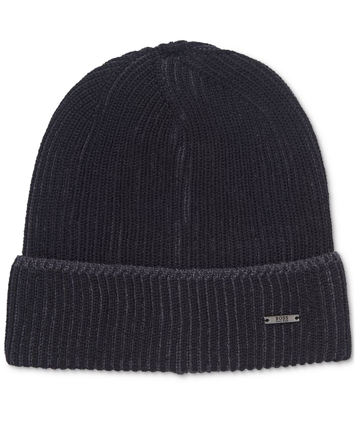 Hugo Boss BOSS Men's Knit Wool Beanie & Reviews Hugo Boss Men Macy's