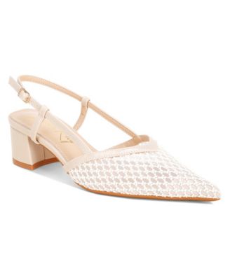 Womens Minelli Sheer Slingback Heels