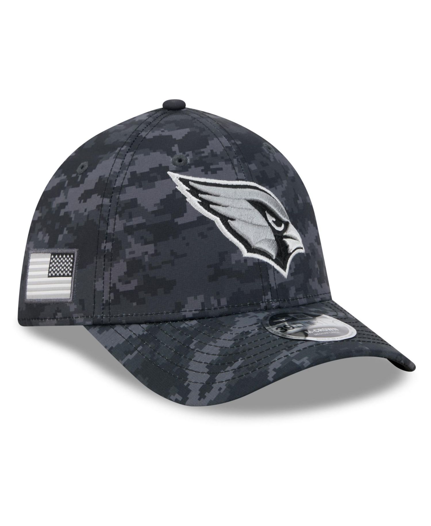 Men's Black Arizona Cardinals 2026 Salute to Service 39THIRTY Flex Hat