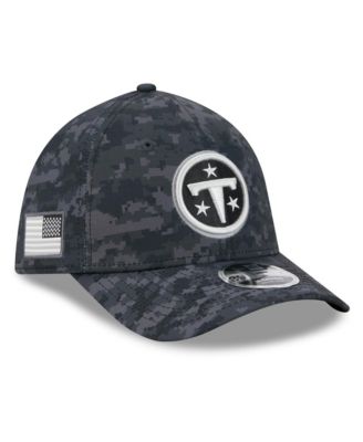 Men's Black Tennessee Titans 2026 Salute to Service 39THIRTY Flex Hat