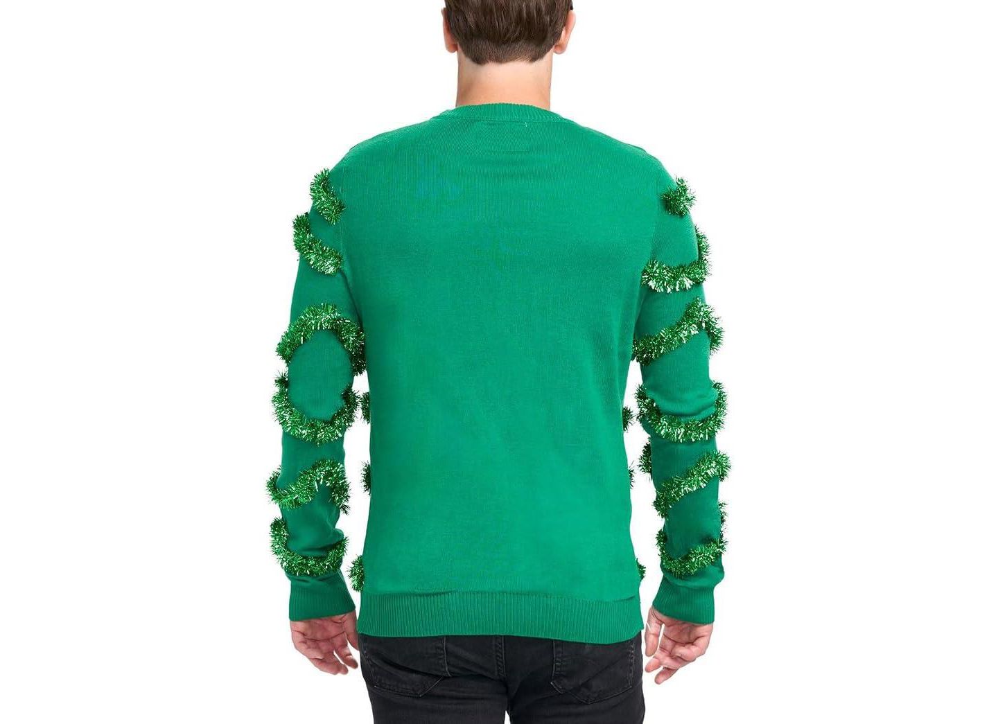 Мужской свитер Tipsy Elves Tacky Tinsel, цвет: Gaudy Garland — фото 2