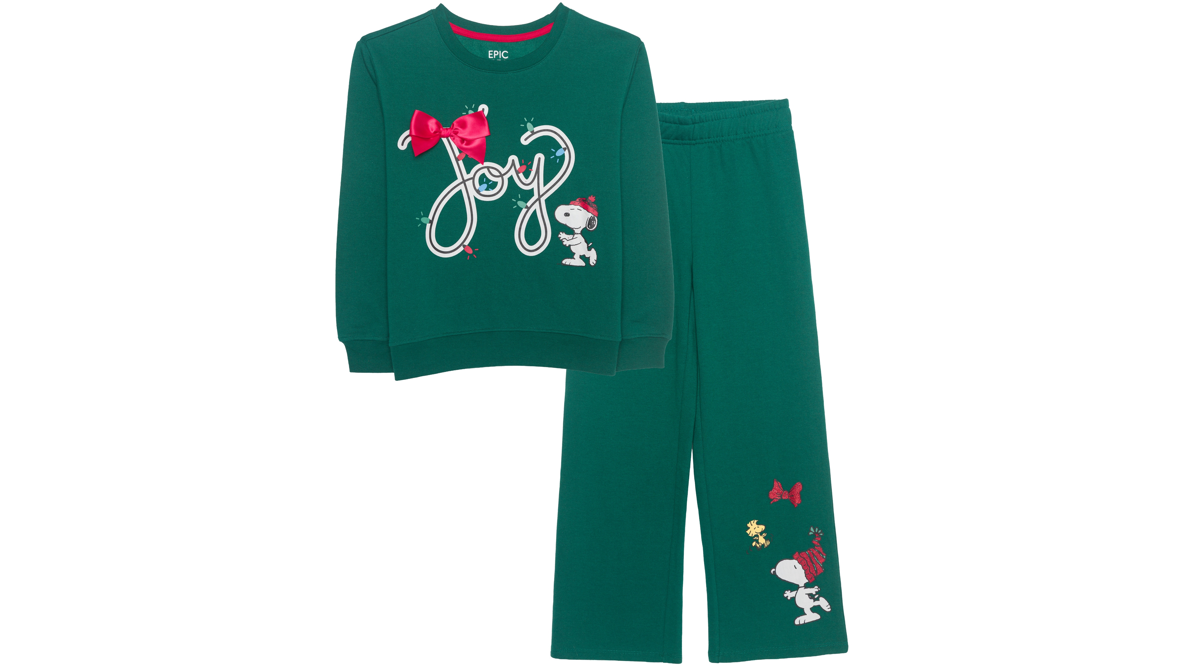 Epic Threads Girls' 4-16 Joy Peanuts Long-Sleeve Crewneck Sweatshirt and Pants, 2-Piece Set, Macy's Exclusive