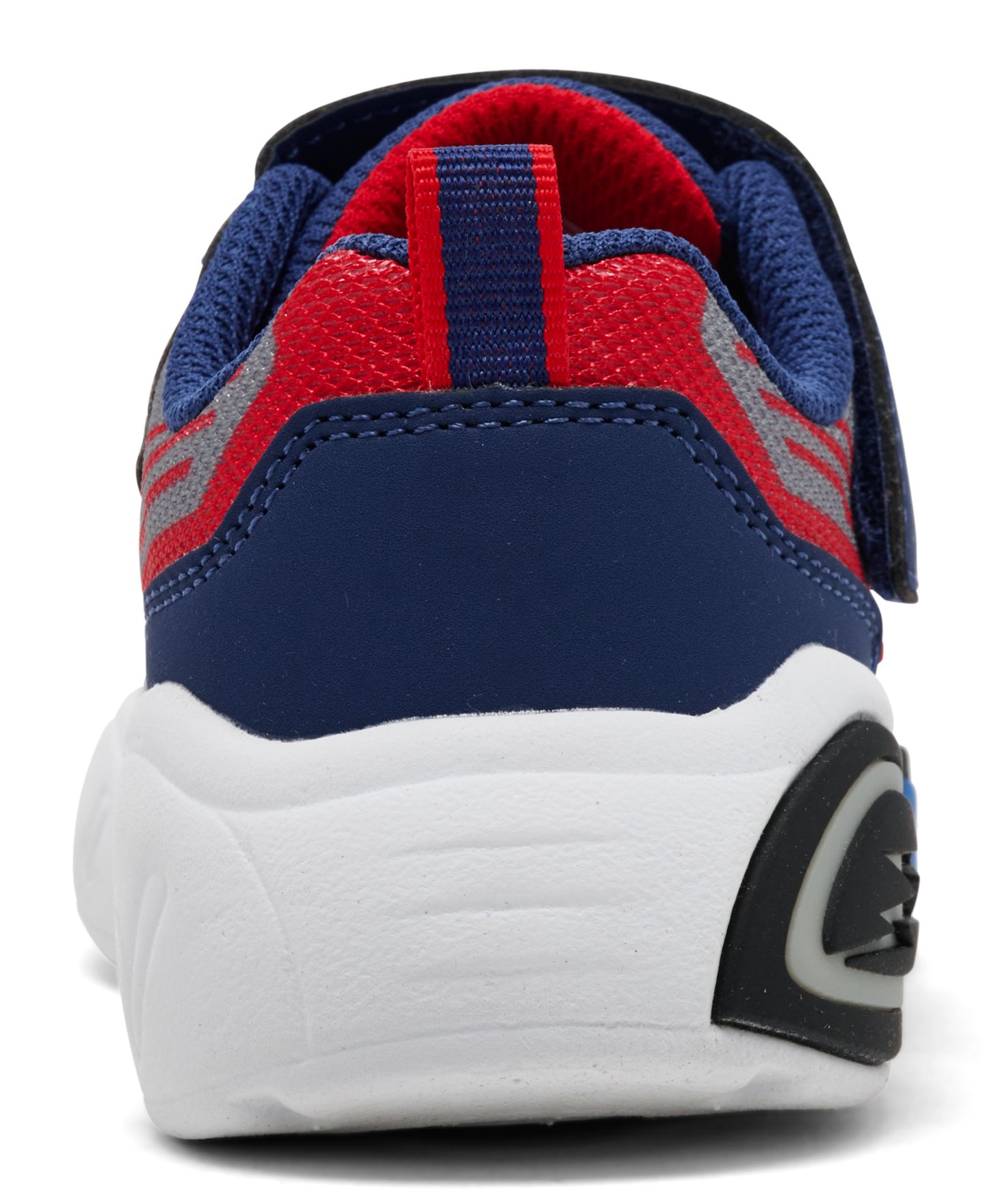 Детские кроссовки Skechers Play Scene Storm Brights со светом на липучках, цвет: Тёмно-синий / Красный — фото 4