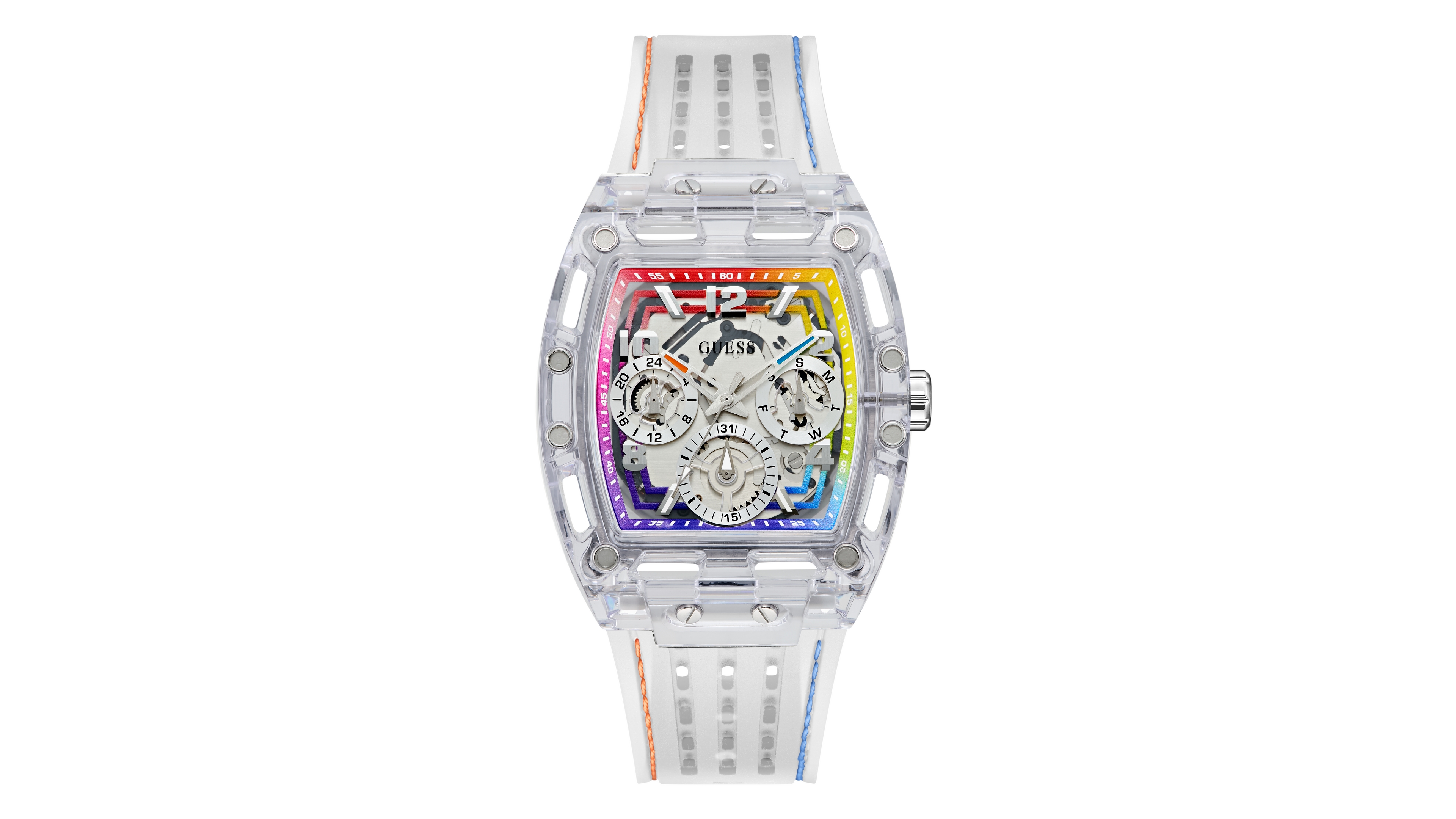 Guess Men's Quartz Venix Sport Silicone Watch 42mm