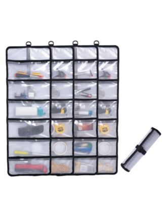 Tool Roll Bag 6 Pocket Organizer for Long Tools 35.4IN x12.2IN Waterproof 4 Pack