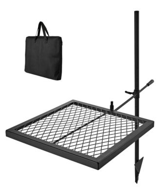Camping Grill Grate, Carry Bag, Black