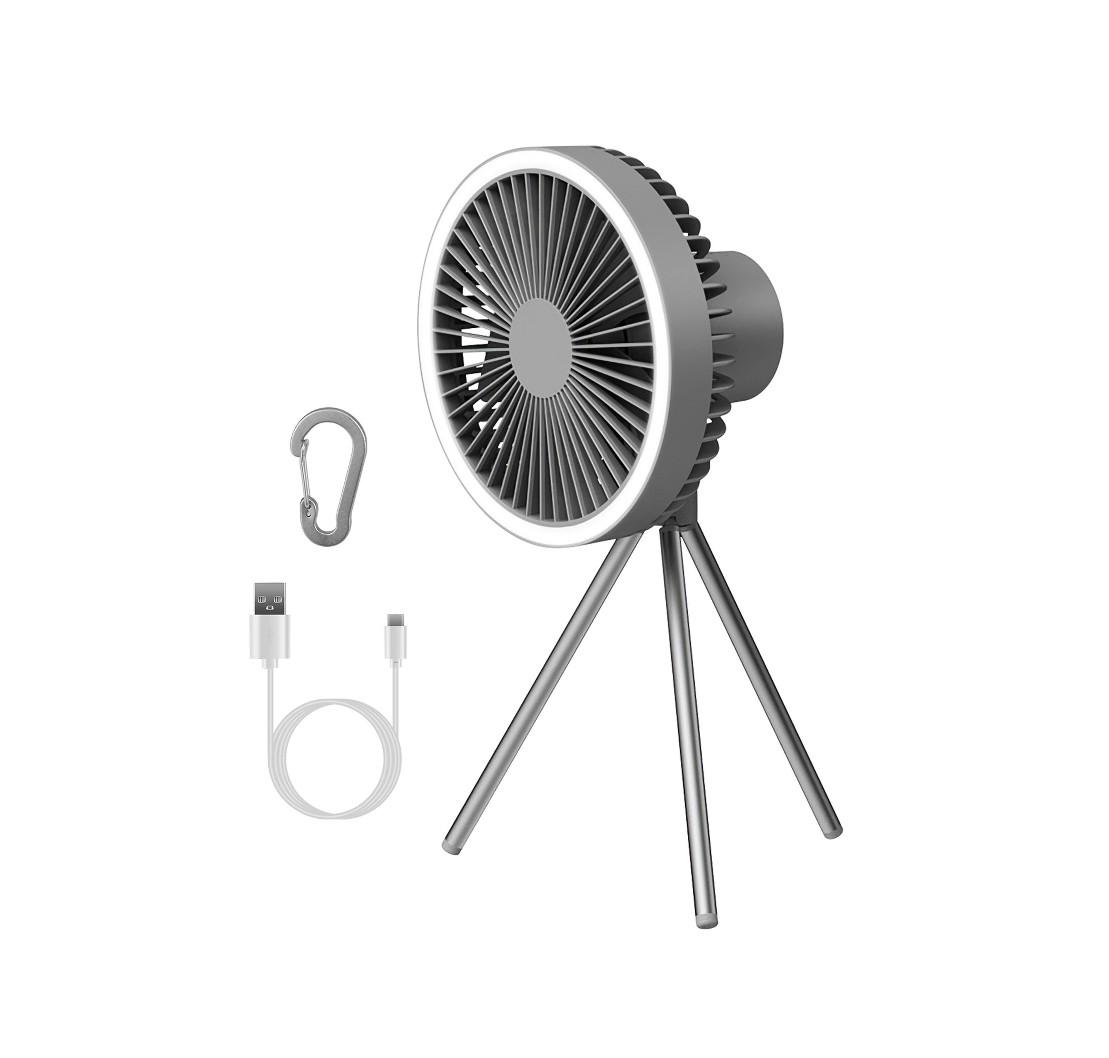Sevorley Portable Camping Fan, Rechargeable for Camping, Travel and Outdoor Activities
