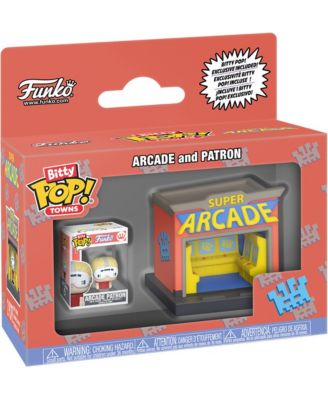Bitty POP Towns City Arcade and Patron 2-Piece Collectible Figure, Ages 3+