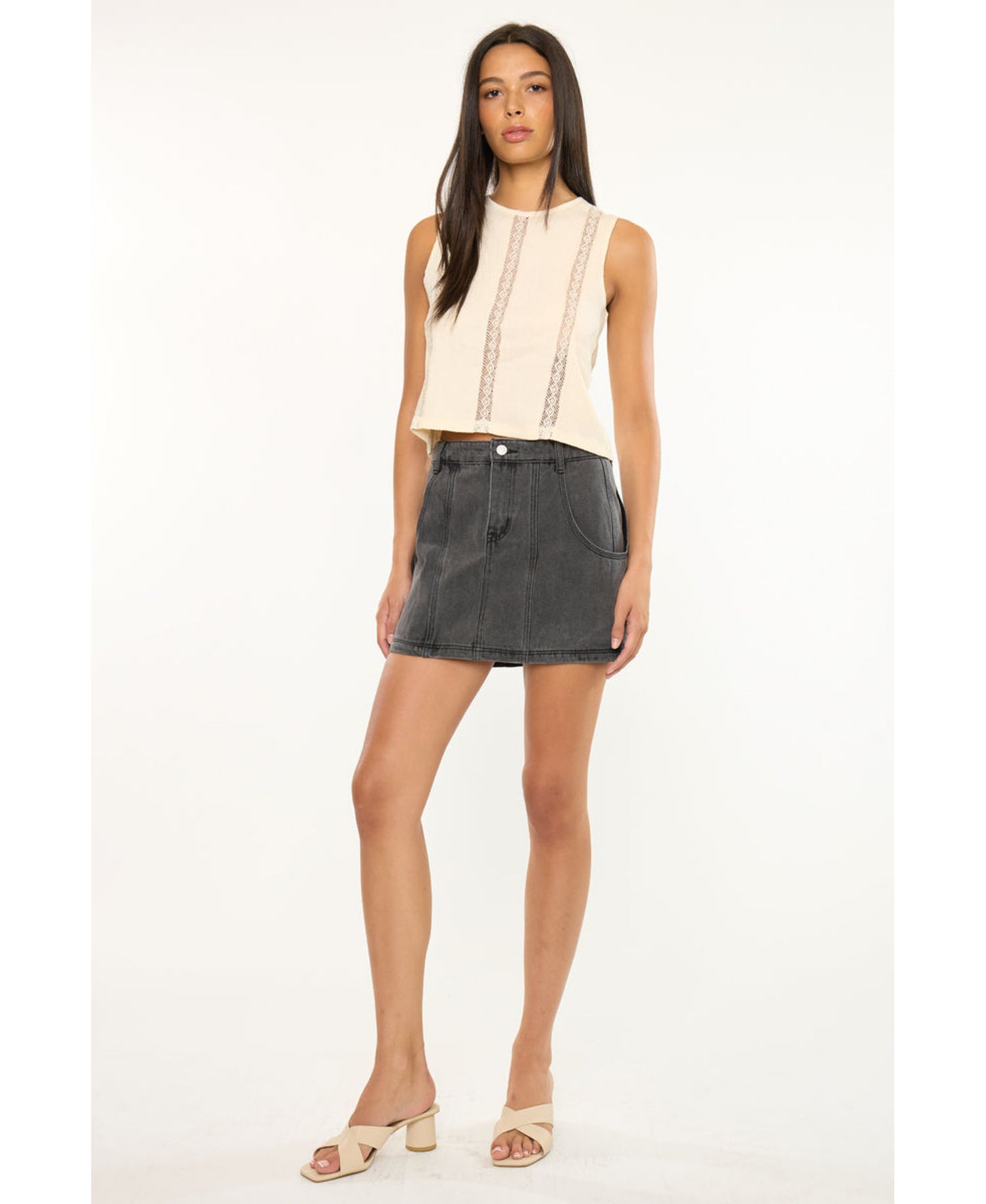 Women's Elaine Mid-Rise Balloon Mini Skirt