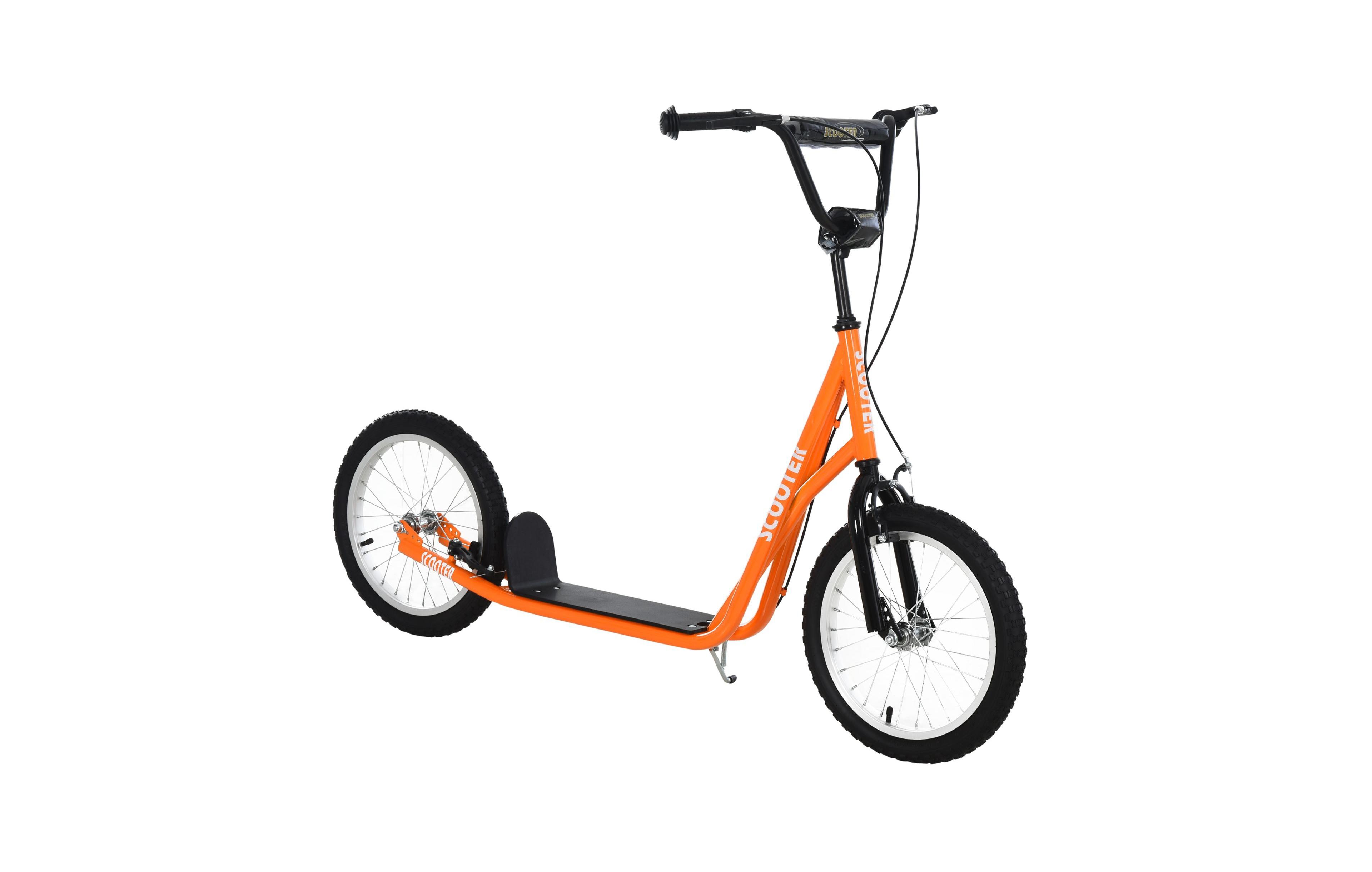 Sevorley Ride-On Scooter with Hand Brakes and Adjustable Handlebar, Ages 5+