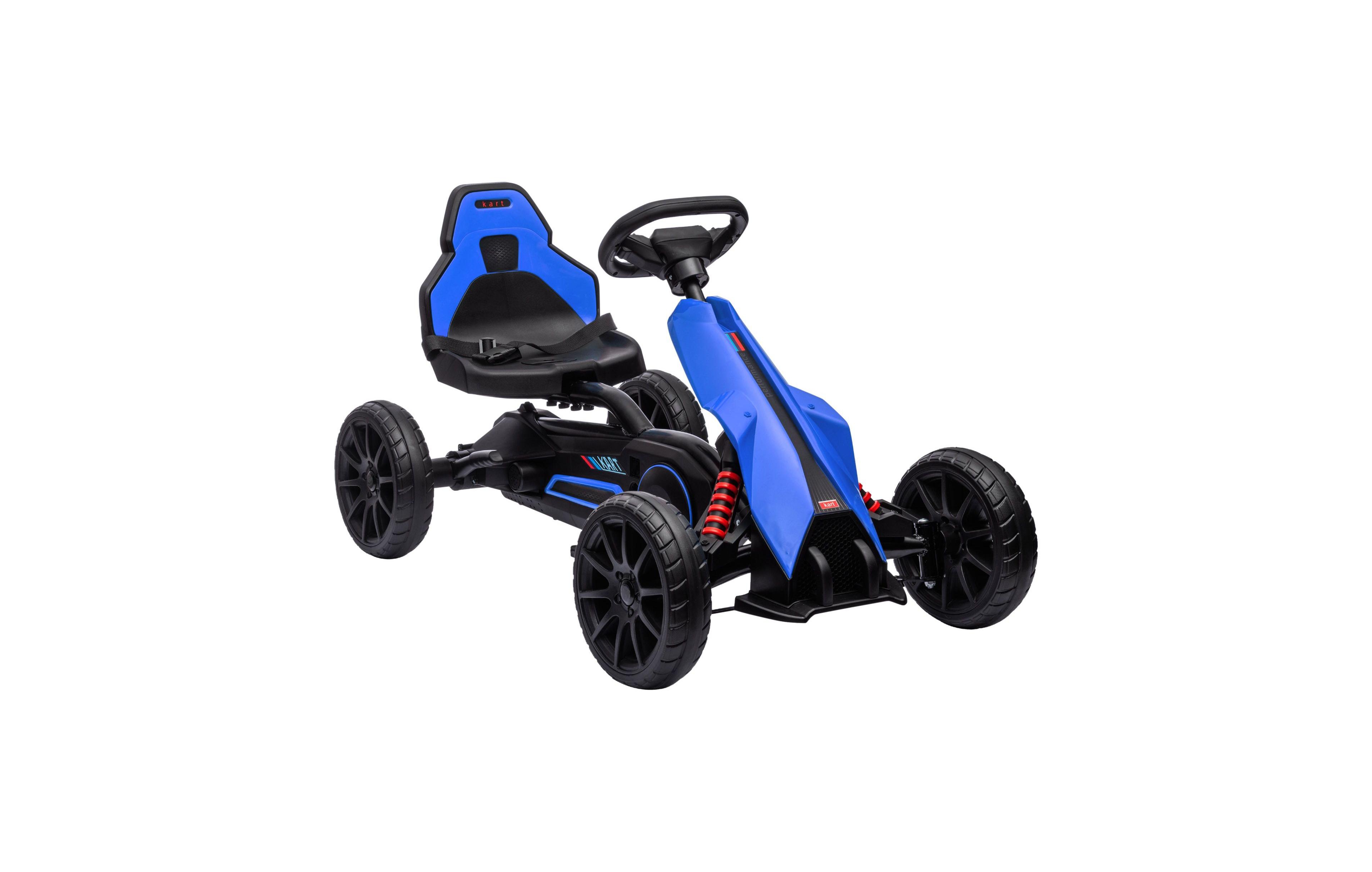 Sevorley Adjustable Seat Hand Brake Ride-On Go-Kart, Ages 3-8