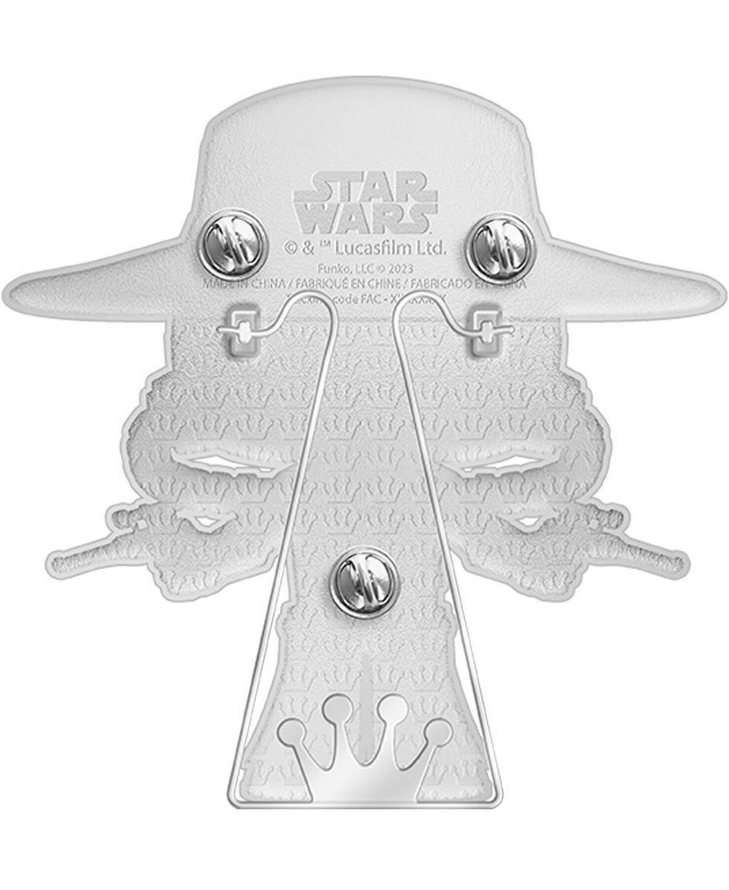 Детские фигурки Funko Pop Cad Bane Collectible Enamel 1.8" Pin and Stand, 2-Piece Set, от 6 лет, цвет: Open Miscellaneous — фото 2