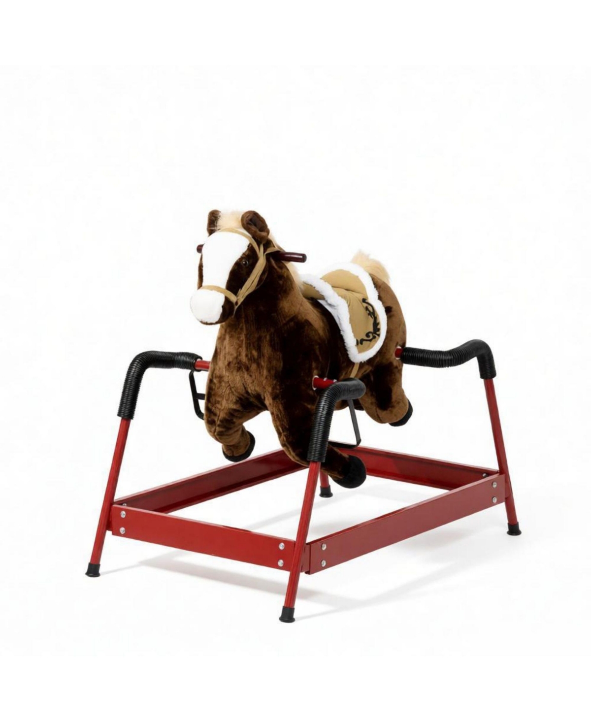 Sevorley Animal Sounds Rocking Ride-On Toy, Ages 5-12