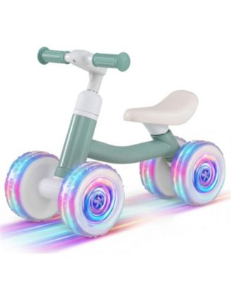 Height-Adjustable Kids Bike with Light-Up Wheels, Ages 12-36 Months
