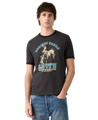 Men's Cowboy Trails Graphic Ringer T-Shirt