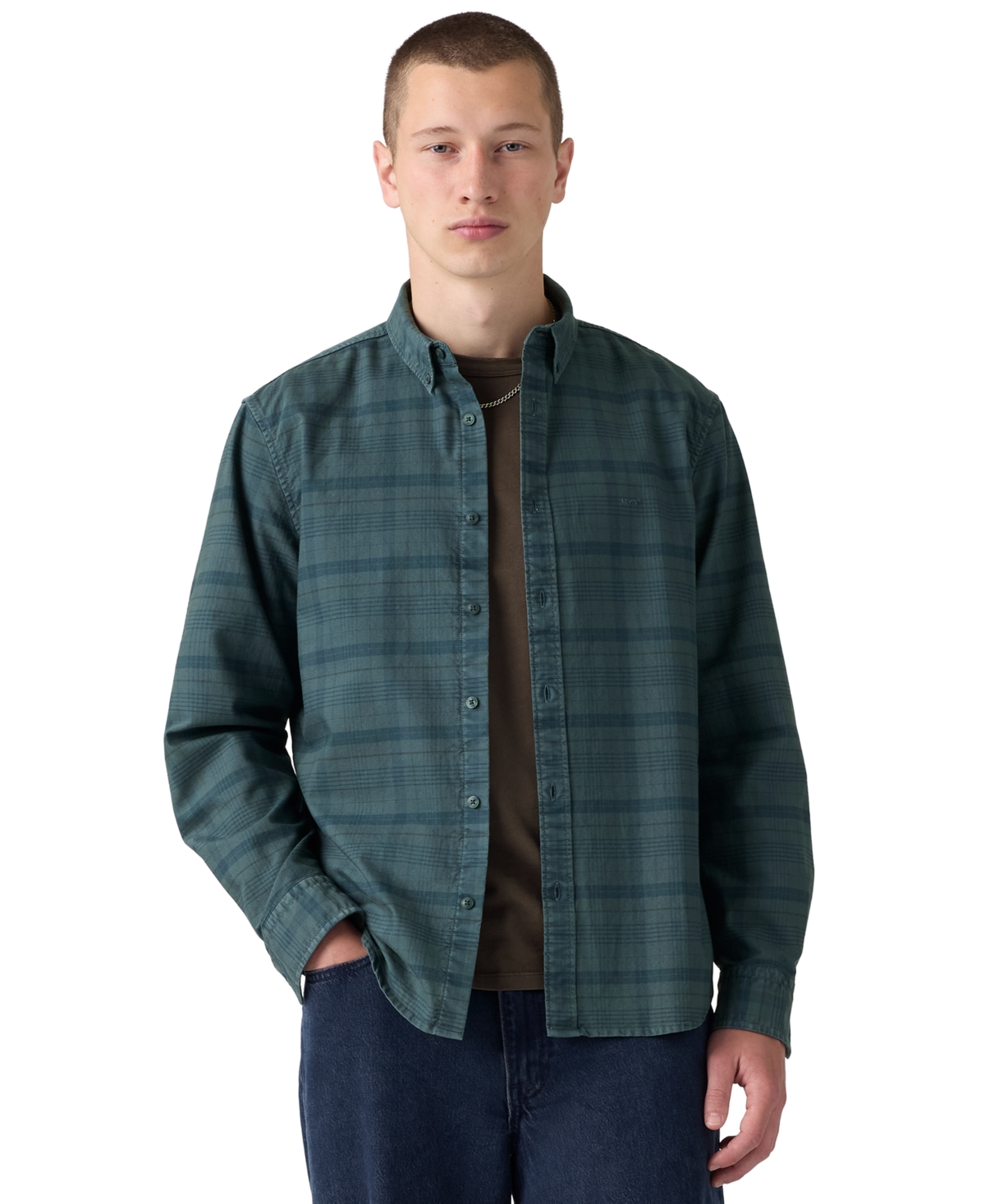 Levi's Authentic Button-Down Garment Dye Shirt - Men's M
