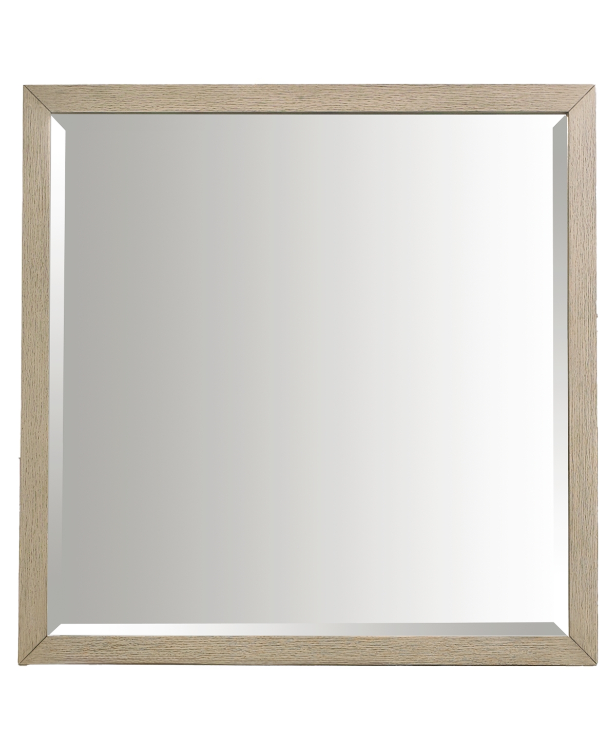 Furniture Cairo Wood Framed Beveled Mirror