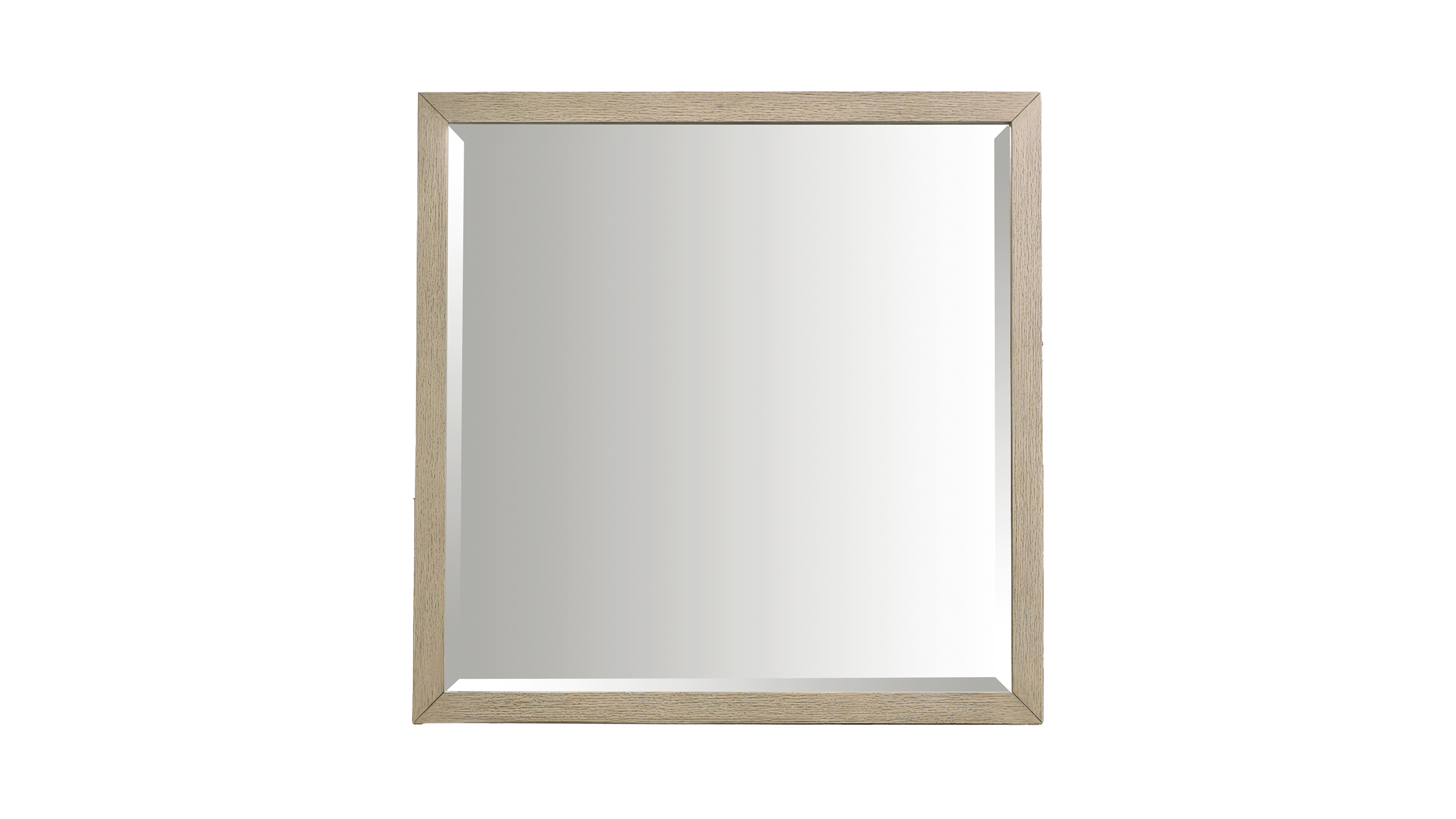 Furniture Cairo Wood Framed Beveled Mirror