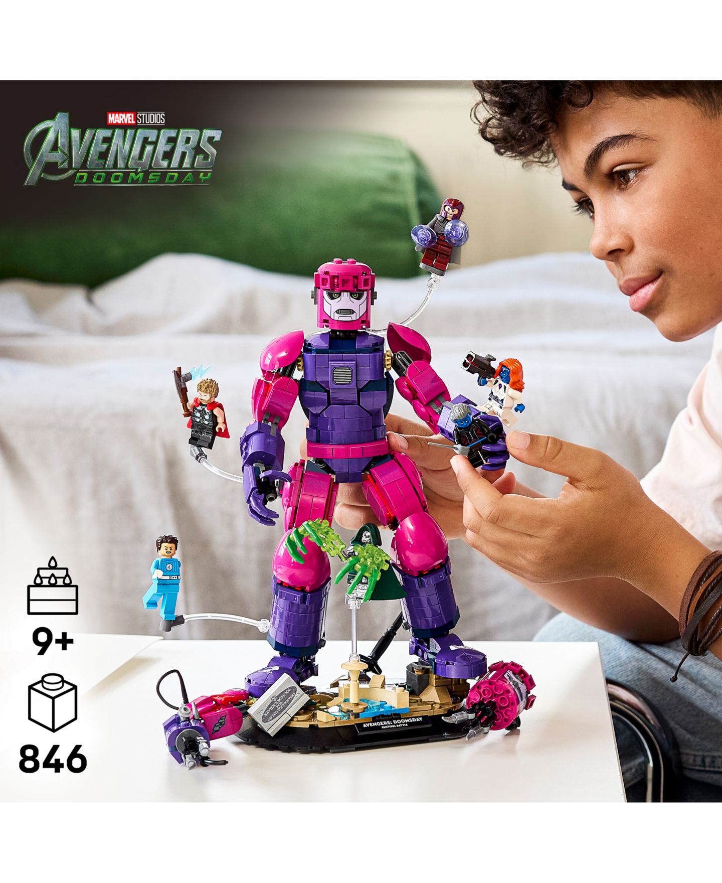 LEGO® Конструктор LEGO Мстители: Судный день «Эпическая битва» 76348, 846 деталей, от 9 лет — фото 4