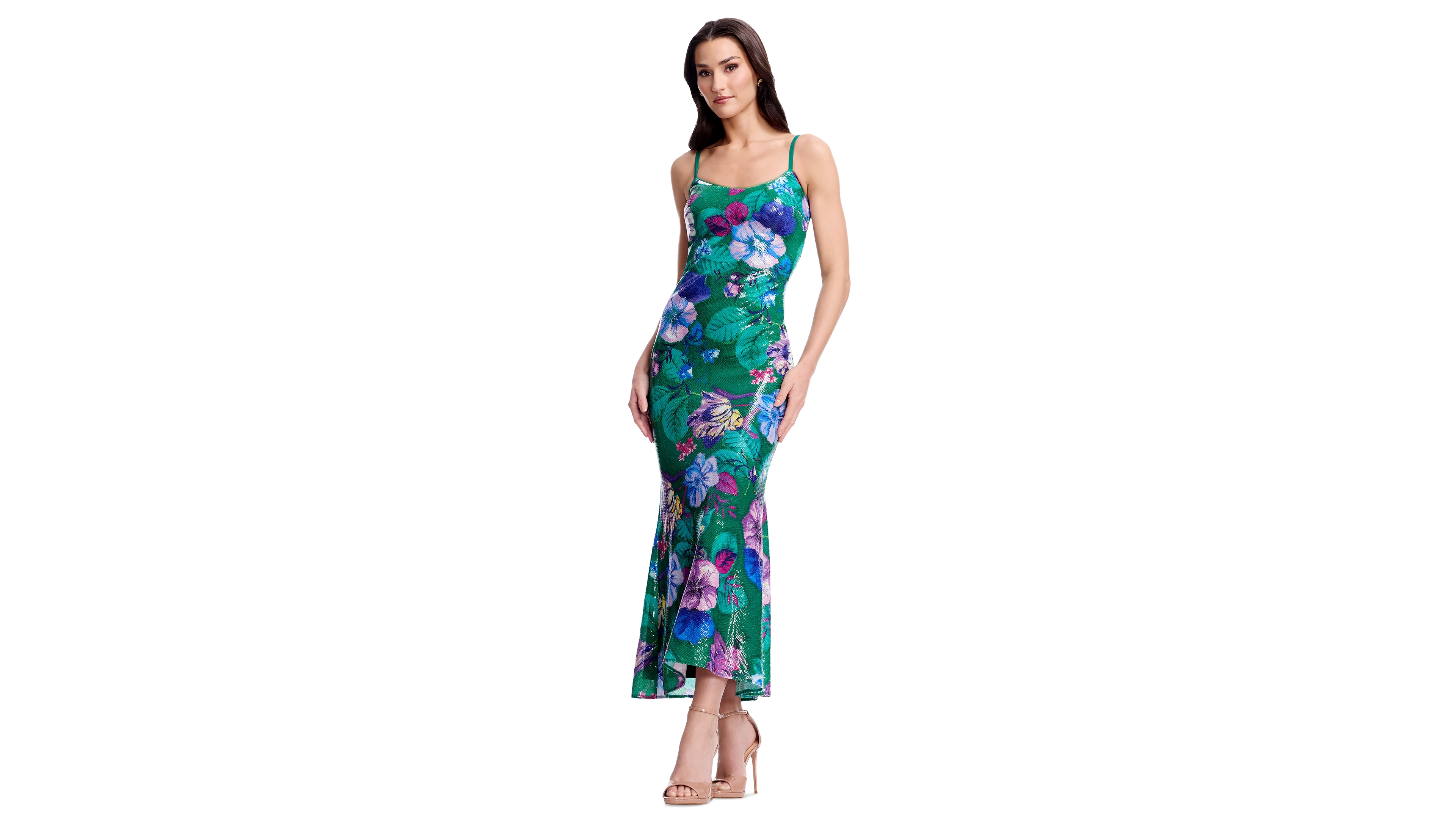 Dress the Population Women's Susan Scoop Neck Sheath