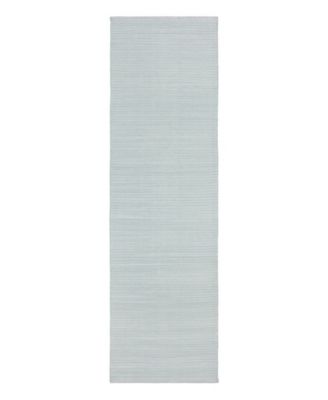 Herringbone Indoor/Outdoor DA392 2'6''x18' Runner Area Rug