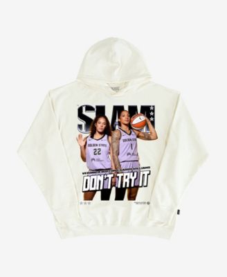 Men's and Women's Gabby Williams & Veronica Burton Cream Golden State Valkyries Cover Hoodie