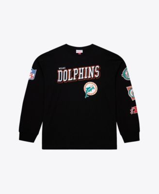 Men's  Black Miami Dolphins Big & Tall Training Camp Long Sleeve T-Shirt