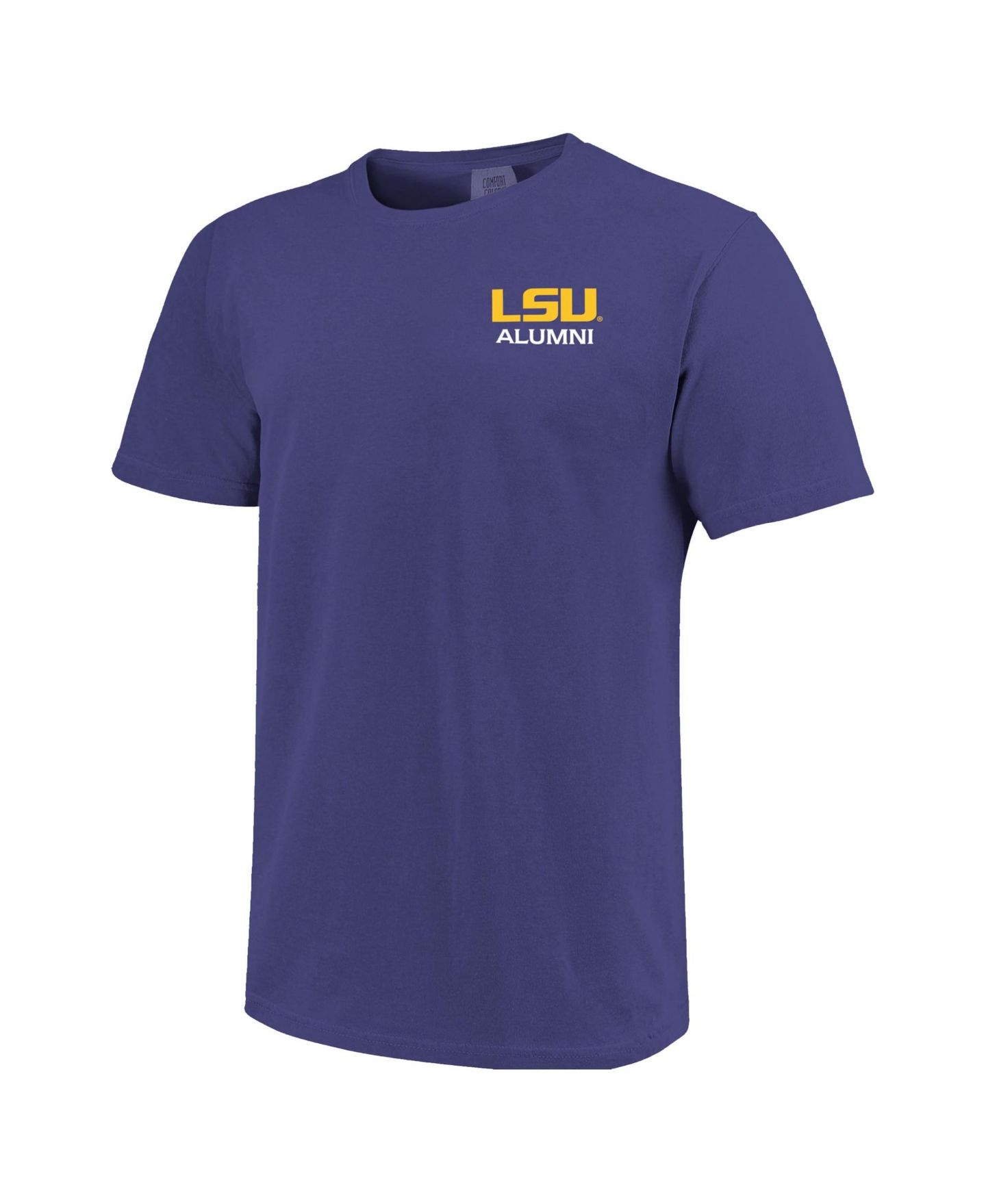 Мужская футболка Image One Purple LSU Tigers Mascot Grad Achievement Unlocked — фото 2