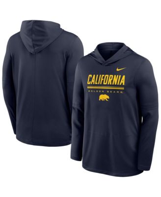 Nike - Men's Navy Cal Bears 2026 Sideline Dri-FIT Lightweight Hooded Top Navy