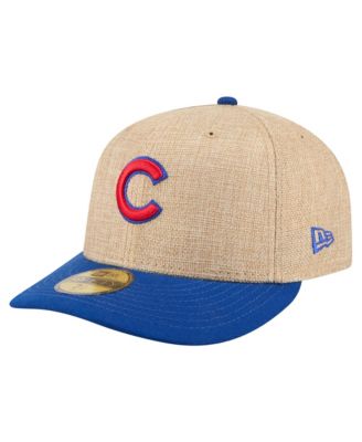 Men's  Natural/Royal Chicago Cubs Twine 59FIFTY Fitted Hat