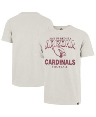 Men's '47  Natural Arizona Cardinals Head On Scrum Slub T-Shirt