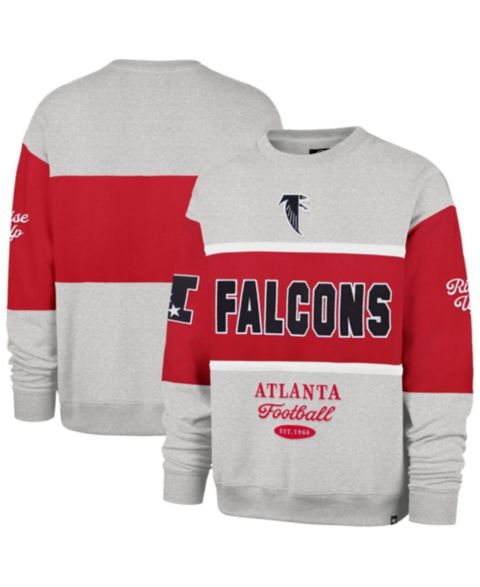 Мужская толстовка '47 Brand Red/Heather Gray Atlanta Falcons Blockfield Maximalist
