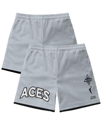 Men's and Women's  Gray Las Vegas Aces Team Mesh Shorts