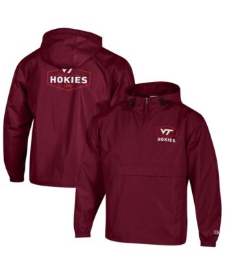 Men's Maroon Virginia Tech Hokies Delay Packable Half-Zip Jacket