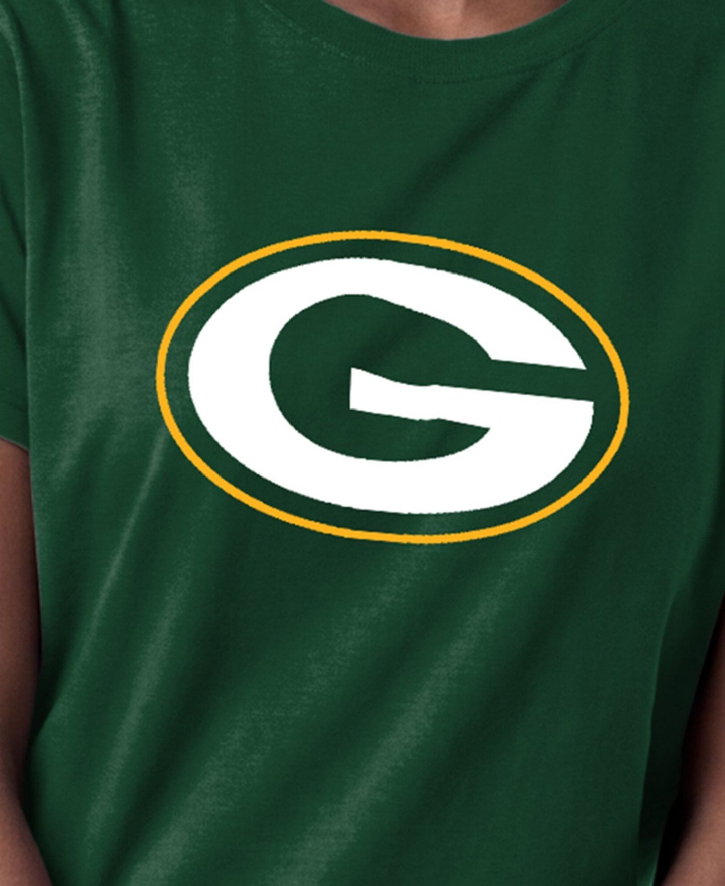 Женская футболка Champion Green Green Bay Packers Logo — фото 5