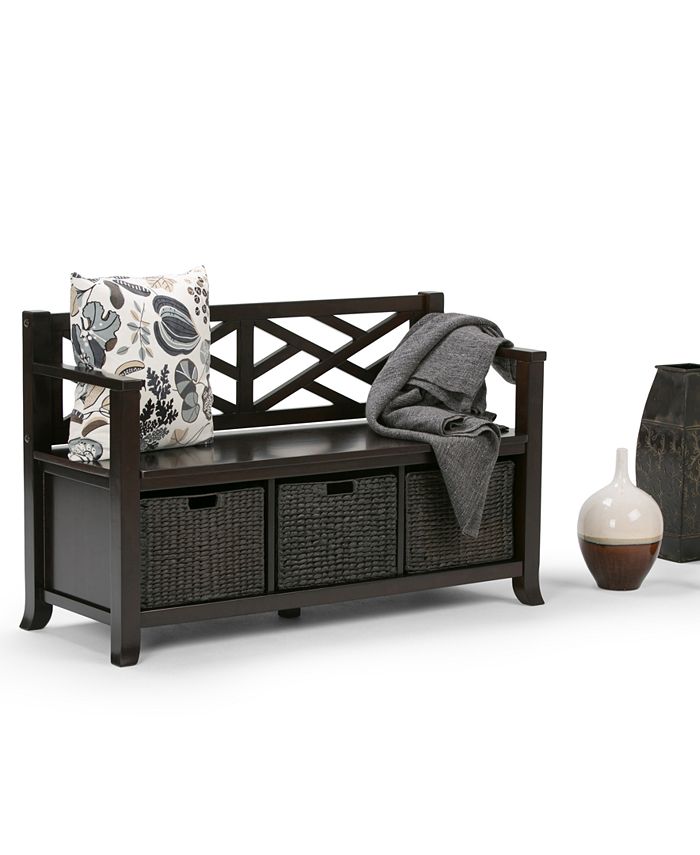 Furniture Kramer Entryway Storage Bench, Quick Ship Macy's