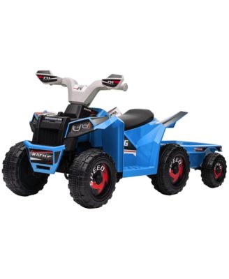 6V Powered Ride-On Vehicle with Detachable Trailer, Ages 18-36 Months
