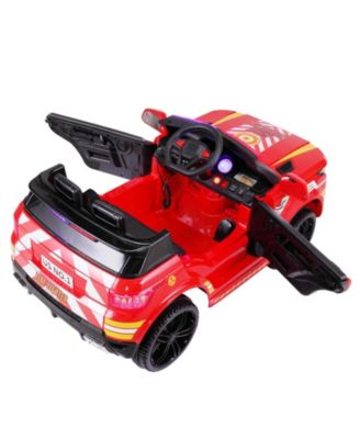Kids Remote Control Music Battery-Powered Ride-On Vehicle, Ages 3-8