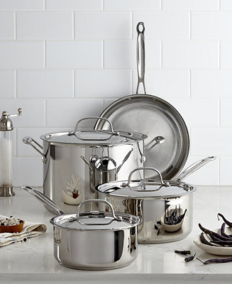 Cuisinart Chef's Classic Stainless Steel 7 Piece Cookware Set & Reviews -  Cookware Sets - Macy's