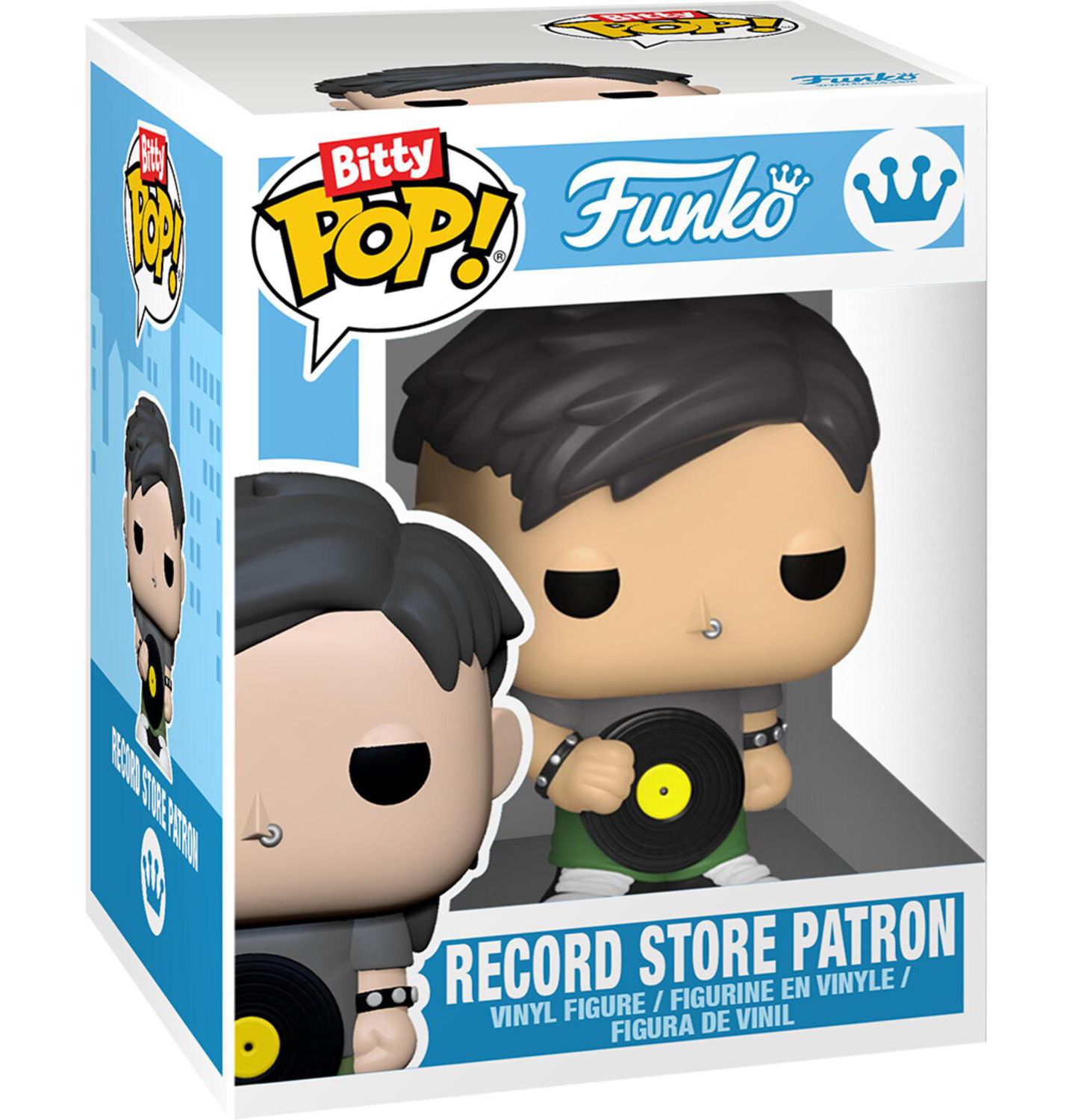 Детский игровой набор Funko Bitty City Record Store Acrylic Display Case 2-Piece Playset, от 3 лет, цвет: Open Miscellaneous — фото 1