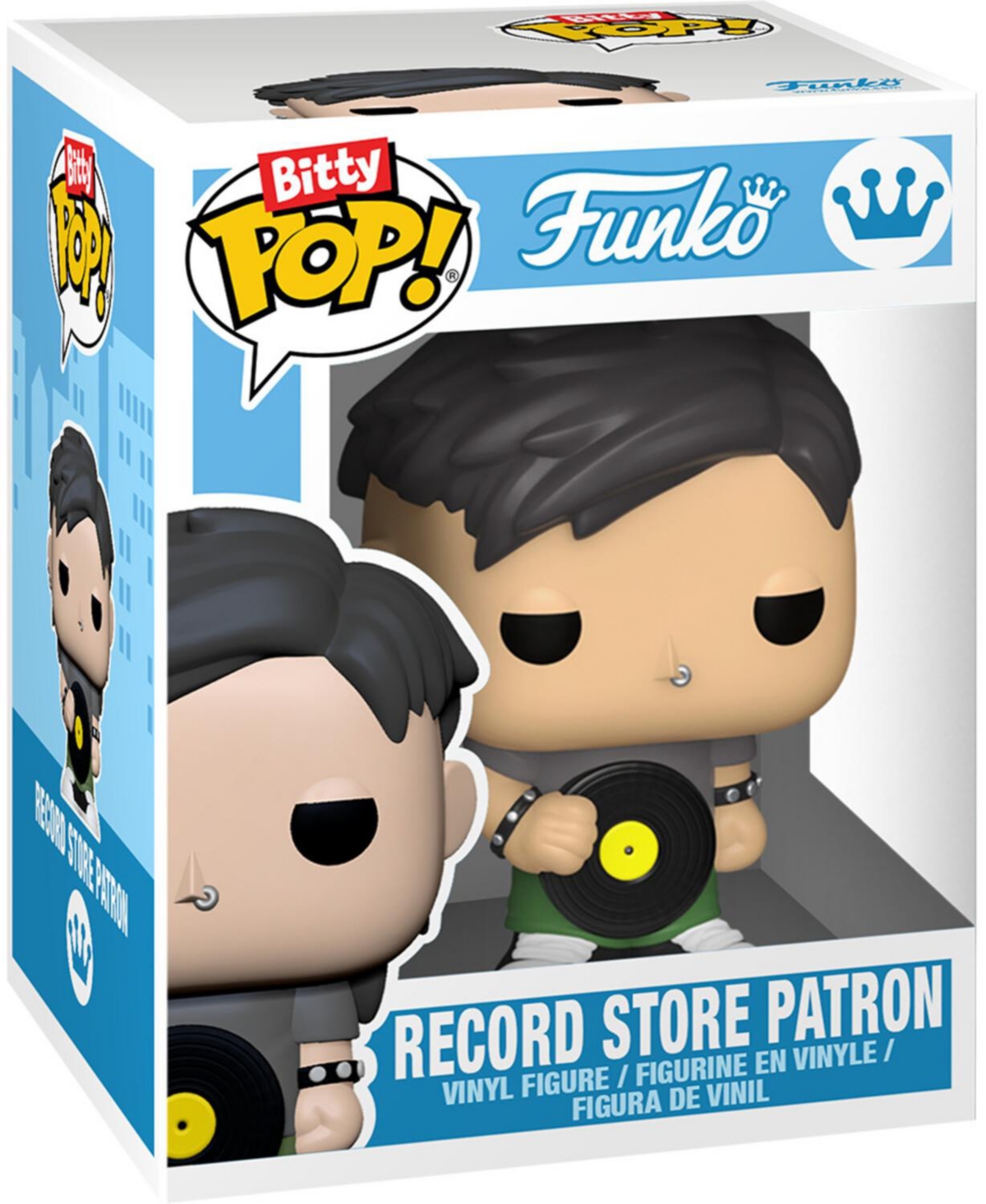 Funko Bitty City Record Store Acrylic Display Case 2-Piece Playset, Ages 3+ - Open Miscellaneous