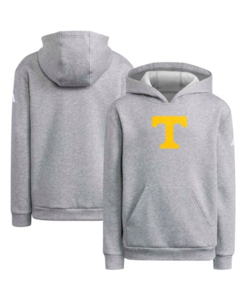 Детское худи adidas Heather Gray Tennessee Volunteers Primary Logo
