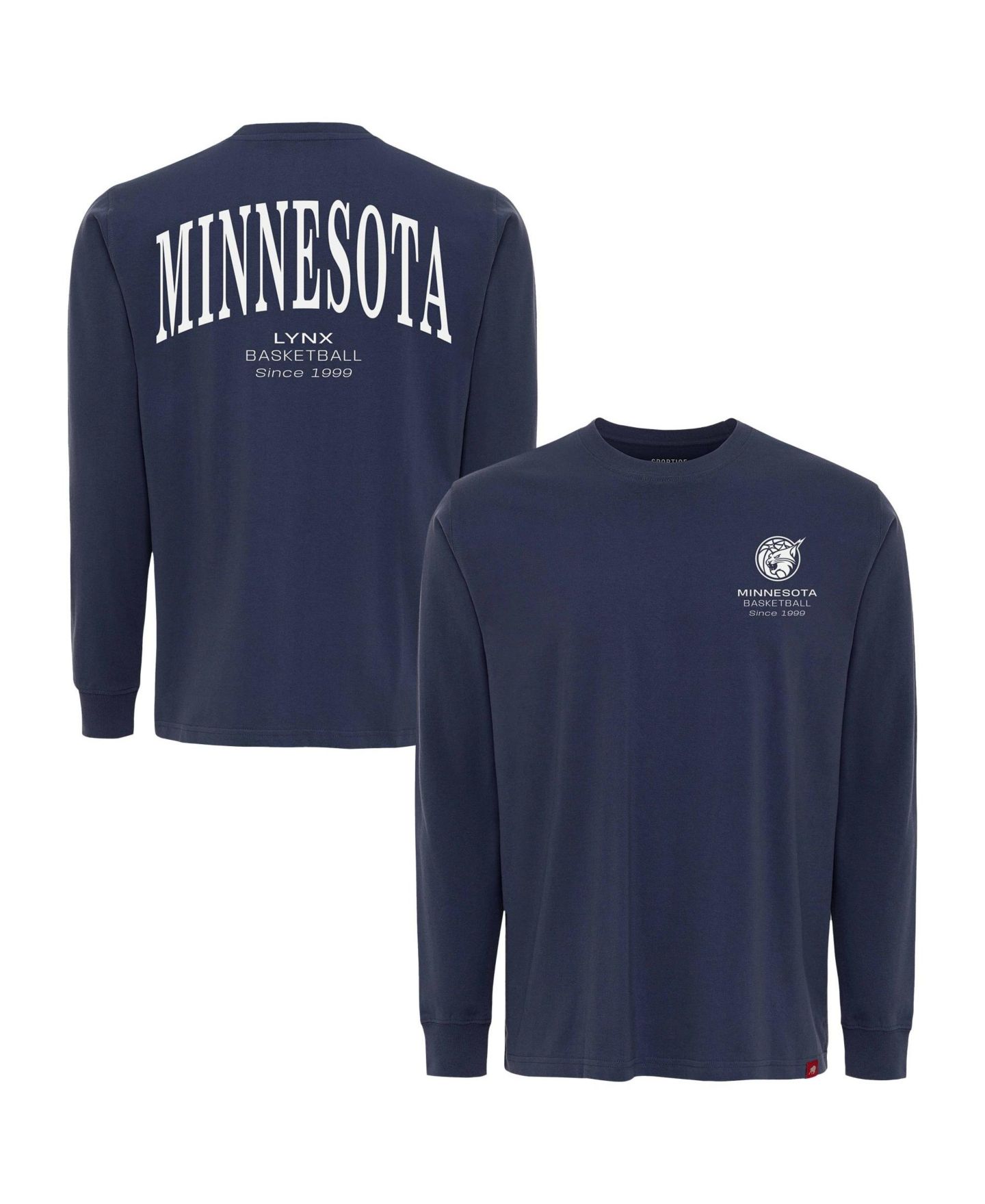 Футболка Sportiqe Blue Minnesota Lynx Athletic Club Collection Sherwood Relaxed Fit Premium Long-Sleeve — фото 1