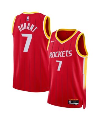 Men's and Women's Kevin Durant Red Houston Rockets Swingman Jersey - Icon Edition